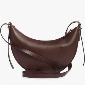 Madewell Tan Shoulder Bag in chocolate 🍫-raisin   color.